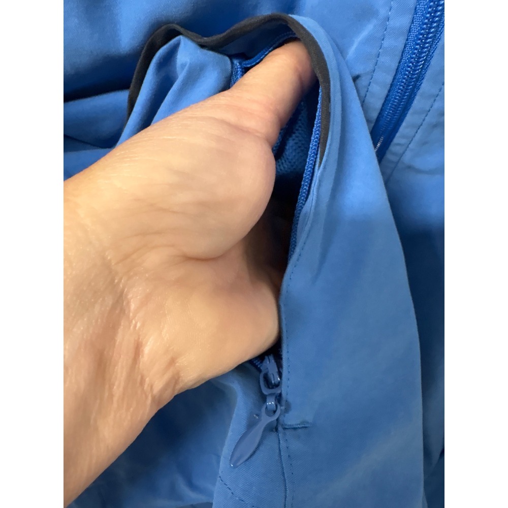 Y2K Adidas Womens Blue Full Zip Track Running Jacket Athletic Sportwear- Size XL - Picture 3 of 7